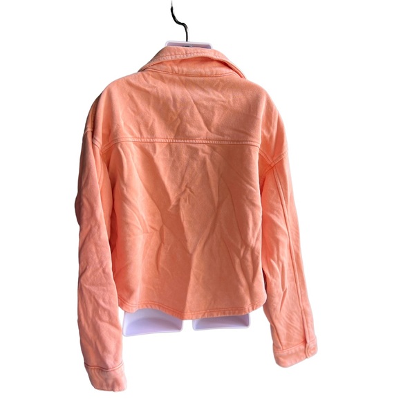 cat and jack girls Orange warm Button Up jacket - Picture 2 of 4